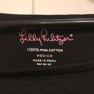 Lilly Pulitzer Black Cotton Dress